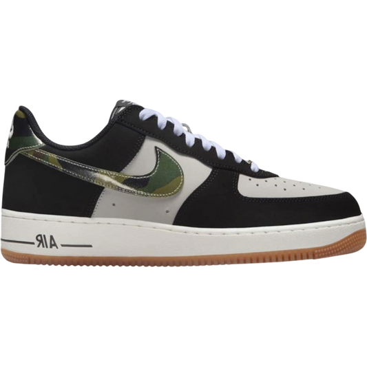 Nike Air Force 1 Low '07 LV8 Black Patent Camo Swoosh